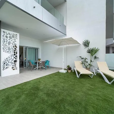 公寓 Ocean Garden 10 Con Jardin Privado *